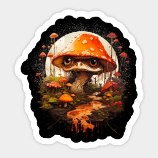 Magic mushroom Sticker